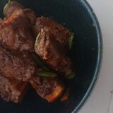 焼肉のタレでいんげん人参の肉巻き